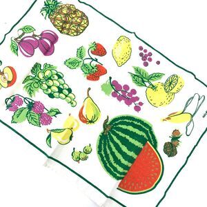 Halbleinen German Linen Kitchen Towel Fruit Watermelon Lemon Pineapple Pear